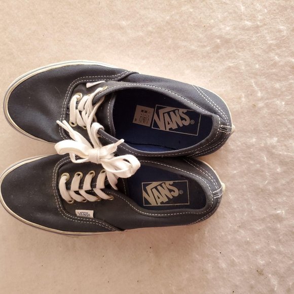 Vans off the wall blue shoes szmen-4.5 women-6 - Picture 5 of 7